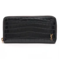 サンローラン モノグラム YSL INN630201 ブラック ラウンド