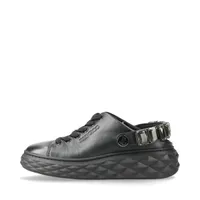 未使用　現行品　ジミーチュウ　スニーカー　レザー　スリッポン　2way ジミーチュウ ダイヤモンド スリング レザー スリッポン 35 レディース