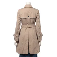 BURBERRY BLUE LABEL / トレンチコート/36/コットン/KHK/E1A17-130-42 バーバリーブルーレーベル コットン トレンチコート 36 レディース