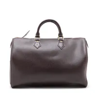 直営店 名古屋栄店購入 ルイヴィトン スピーディ35 SPEEDY 35 ヴィトン エピ スピーディ35 型番不明 ブラウン A3633726｜中古