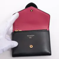 ヴィトン LVロゴ ポルトフォイユポンヌフコンパクト M69175 ブラックx