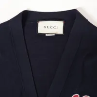 未使用近 GUCCI カーディガン XL GG 紺　型番576815 XKAOW 未使用近 GUCCI カーディガン XL GG 紺 型番576815 XKAOW