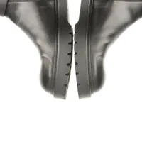 エルメス ジェフ 24AW レザー ショートブーツ 40 ユニセックス