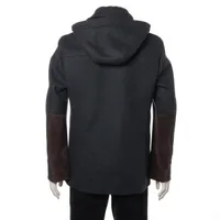 GUCCI グレー ウール ピーコート GUCCI Other Cashmere Blend Padded Short Coat Wool Gray