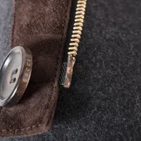 GUCCI グレー ウール ピーコート　46 グッチ 11年 ウール ピーコート 46 メンズ グレー 268604