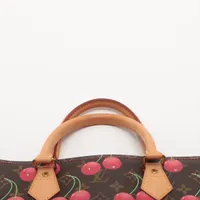 ヴィトン モノグラムチェリー サックプラ M95010 ブラウンxレッド  