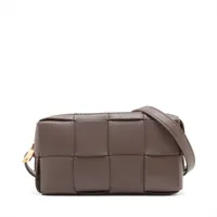 ボッテガ ヴェネタ イントレチャート ショルダーバッグ ダークブラウン BOTTEGA VENETA(ボッテガヴェネタ) ショルダーバッグ イントレ