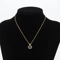 クリスチャンディオール Diorロゴ ネックレス GP ゴールド