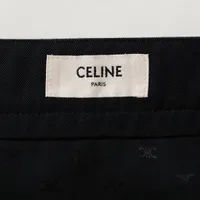 【美品】CELINE スカート ブラック 36 フィービー期 セリーヌ 黒 セリーヌ フィービー期 ウール スカート 36 レディース ブラウン