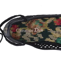 ディオール　フラットシューズ37 クリスチャンディオール DIOR POEME ファブリック フラット