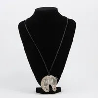 【未使用】エルメス　トゥアレグ ホース ペンダント エルメス トゥアレグ ネックレス 925 49.9g シルバー シュバル