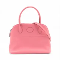 HERMESエルメス★ボリード27 ヴォーエプソン Aランク エルメス / HERMES ボリード 27 ブルーノール/パラジウム金具