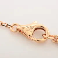 【VINTAGE】カルティエ ダムール SM ダイヤ ネックレス 750 VINTAGE】カルティエ ダムール SM ダイヤ ネックレス 750