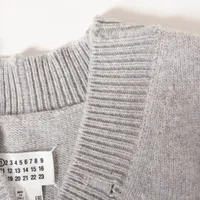 Maison Margiela デストロイドタバードニット S51TH0072 Maison Margiela◇デストロイド タバード ニット/S/コットン/WHT