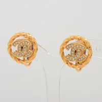 vintage CHANEL 2137 イヤリング 片耳 ココマーク CHANEL(シャネル) ココマークラインストーンイヤリング2137 2137