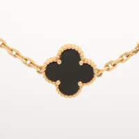 アルハンブラ　クローバー　オニキス　ネックレス　ヴァンクリーフ＆アーペル 楽天市場】【本物保証】 ヴァンクリーフ＆アーペル VAN CLEEF