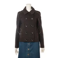 LOUIS VUITTON ルイヴィトン コットン ショートコート34 正規品 ヴィトン コットン ショートコート 34 レディース ブラウン A3643666