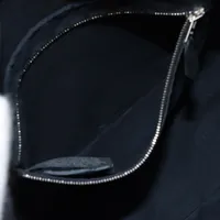 エルメス アカプルコサックアド トワルシェブロンxレザー ブラック