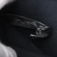 エルメス アカプルコサックアド トワルシェブロンxレザー ブラック