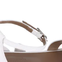 エルメス サントリーニ レザー サンダル 36 1/2 レディース