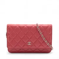 CHANEL マトラッセキャビアスキンチェーンウォレット CHANEL シャネル マトラッセ キャビアスキン チェーンウォレット