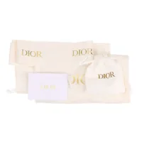 【未使用級】Dior-ID スニーカー ベルクロ ホワイト 35 1/2 保存袋 クリスチャンディオール DIOR-ID レザー スニーカー 35