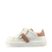超美品 DIOR-ID ディオールアイディー レザー 厚底ダットスニーカー 36 ディオールのウィメンズスニーカー「ディオール ID」にツートン