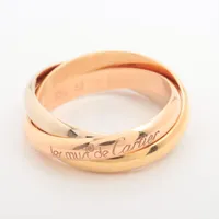 カルティエ トリニティ リング 750(YG×PG×WG) 10.3g 59 A3646326