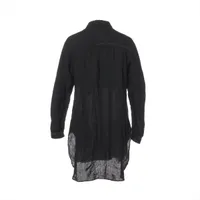 ヨウジヤマモトプールオム 24SS リネン シャツ 3 メンズ ブラック HS