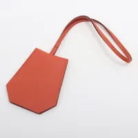 エルメス クロシェット チャーム レザー ブラウン A3646908