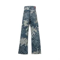 24SS 新作☆大人気☆Louis Vuitton☆フレアパンツ ブルー 24SS 新作☆大人気☆Louis Vuitton☆フレアパンツ ブルー