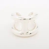 【新品未使用】2025年4月購入 HERMES オスモズ GM 47 エルメス オスモズGM リング 47 925 13.7g シルバー A3648188