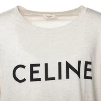 【 CELINE 】 レディース コットンTシャツ エディ期 Lサイズ 通販サイト一覧 セリーヌ エディ期 コットン Tシャツ L