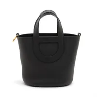 ❤お得なお品❤インザループ23 黒 ノワールｘゴールド金具 エルメス Ｗ刻印 ❤お得なお品❤インザループ23 黒 ノワールxゴールド金具