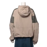 セリーヌ ナイロンブルゾン ベージュ セリーヌ 22AW ナイロン パーカー 40 レディース ベージュ