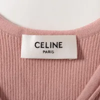CELINE　タンクトップ　ピンク　S nk S CELINE(セリーヌ) タンクトップ(レディース) - 海外通販のBUYMA