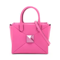 VALENTINO ピンク スタッズ ケース 付属品完備】 VALENTINO ピンク スタッズ フラグメントケース