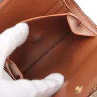 セリーヌ トリオンフ スモールフラップウォレット ブラウン 財布