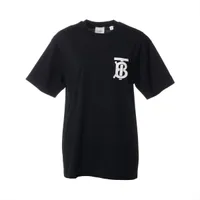 美品 バーバリー TBロゴ Tシャツ ブラック 完売品]バーバリー☆スクエアTBロゴTシャツ ブラック L - メルカリ