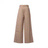 セリーヌ トリオンフ コットン パンツ 34 レディース ベージュ