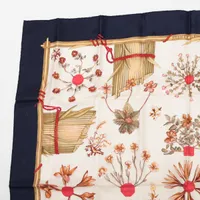 HERMES エルメス カレ90 ガヴァルニー 圏谷の押し花 スカーフ ✨希少✨ HERMES エルメス カレ90 ガヴァルニー圏谷の押し花