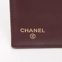シャネル マトラッセ キャビアスキン 財布 ブラック ゴールド金具 25