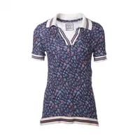 シャネルシルクポロシャツ