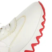クリスチャンルブタン 白 レザースニーカー ルビシャーク メンズ 42 Loubishark (MEN) ホワイト カーフレザー - Shoes - Men