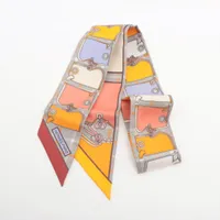 エルメス ツイリー Camails カマイユ スカーフ シルク グレー A3654092