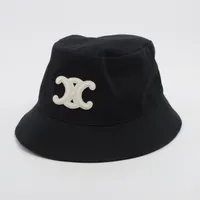 セリーヌ 2AUE5968P トリオンフ バケットハット M 58cm コットン