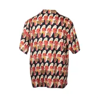 【GUCCI】シルクシャツ(23ss) GUCCI シルクツイル パジャマシャツ プリント入り | NET-A-PORTER