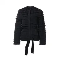 希少ꕥGUCCI トムフォード期 シルク×フォックスファー ストール バンブー 希少ꕥGUCCI トムフォード期 シルク×フォックスファー ストール