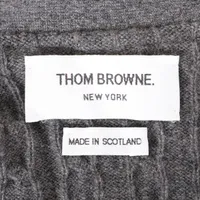 THOM BROWNE グレー ニットベスト Thom Browne ニットベスト 通販
