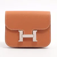 【Noir × Gold金具】HERMES ミニ財布 コンスタンススリム エルメス Hermes HERMES ウォレット コンスタンス スリム
